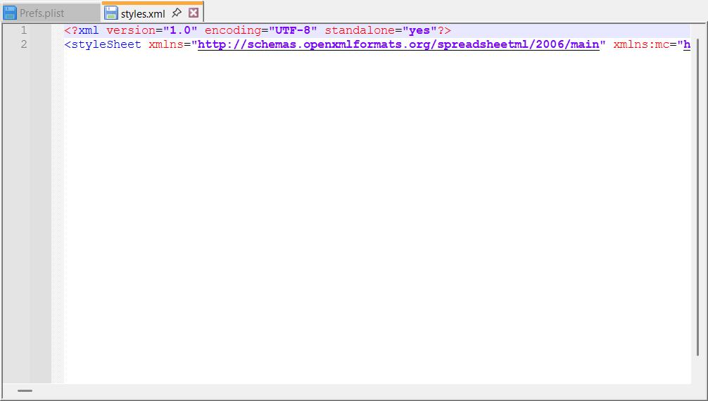 The XML file open in VS Code showing readable formatted XML structure